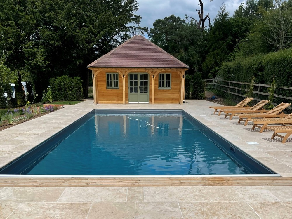 Haslemere oak framed Pool House