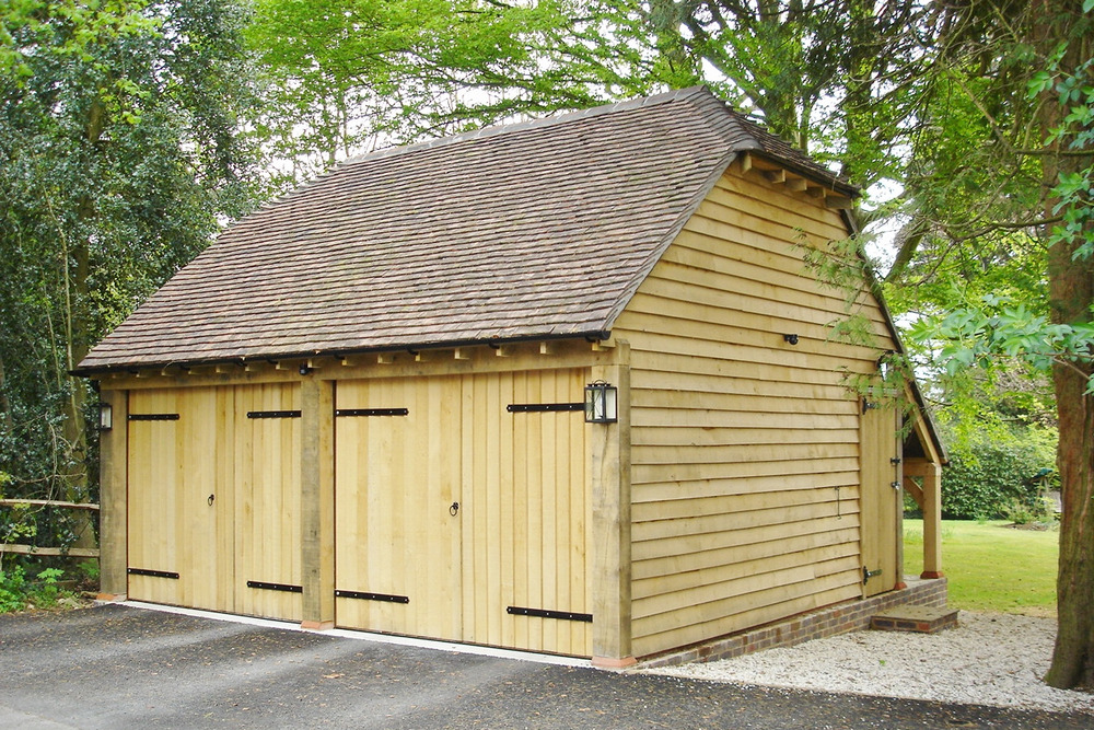 Double Garage Oak Framed Milford, Surrey