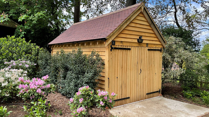 Oak Framed Single Garage - Hampshire, Surrey, Sussex